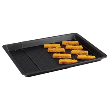 Zenker Backblech perforiert (52-37 cm x 33 cm), Ofenblech, ausziehbar & verstellbar, Lochblech, universal geeignet für Baguette, Kuchen, Pizza & Plätzchen - 7