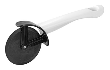 Zenker Pizzaset 3-teilig, Pizzableche & Pizzaschneider, Pizzablech rund (Ø 32 cm) gelocht, inkl. Pizzaschneider und Halter, für Pizza & Flammkuchen - 2